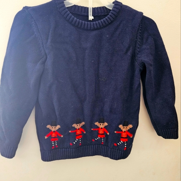 Marks & Spencer boys Christmas mouse nutcracker sweater - Picture 1 of 6